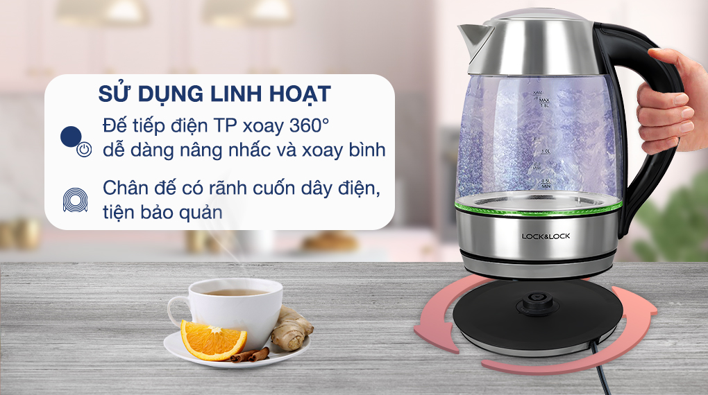 ấm đun siêu tốc locknlock