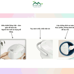 các tính năng an toàn trong nồi cơm điện tử